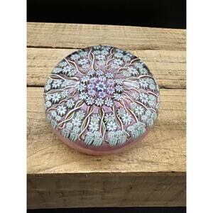 Vintage Perthshire - PP1 - 13 Radial Spokes - Millefiori Paperweight Pre-1982